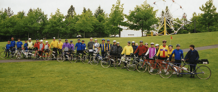 1995 Northwest Tandem Rally group photo